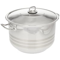 Hascevher Gastro Stainless Steel Cooking Pot, 17.5L