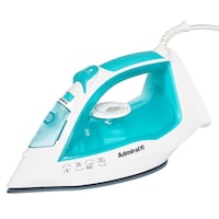 Picture of Admiral Steam Iron with Ceramic Soleplate, 2200W - Sea Turquoise Blue & White