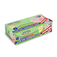 Picture of Super Touch Powder Free Vinyl Gloves, Clear, Large, 100 Pcs - Carton of 10