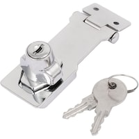 Robustline Hasp Locks Twist Knob Keyed Locking