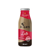 Picture of El Gato Latte Arabica Coffee Drink, 250ml, Carton of 12