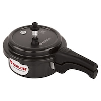 Picture of Nirlon Hard Anodised Outer Lid Pressure Cooker, Black