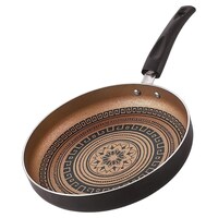 Picture of Nirlon Mandala Designed Non Stick Frying Pan, 24 cm, Gold & Black
