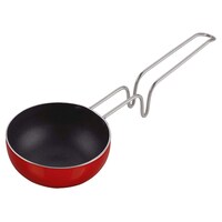 Picture of Nirlon Non Stick Tadka Pan, 11 cm, Black & Red