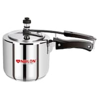 Picture of Nirlon Stainless Steel Inner Lid Pressure Cooker, 2 Litre, Silver