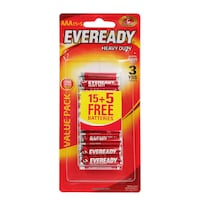Picture of Eveready Zinc Battery, AAA, 20 Pcs