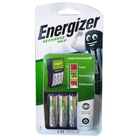 Energizer Rechargeable Battery, AA Charger, 4 Pcs