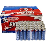 Picture of Eveready Carbon Zinc, Shrink Batteries, AAA, 40 Pcs