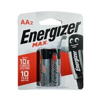 Picture of Energizer Max Alkaline Battery, 1.5V, AA, 2 Pcs, E91BP2