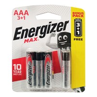 Picture of Energizer Max Battery, AAA - Promo Pack of 4 Pcs