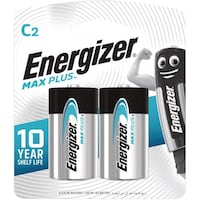Picture of Energizer Max Plus Alkaline Battery, 1.5V, C, 2 Pcs, EP93BP2