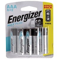 Picture of Energizer Max Plus Battery, AAA - Promo Pack of 8 Pcs