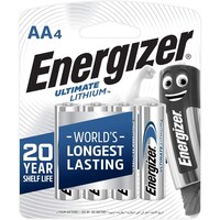 Picture of Energizer Ultimate Lithium Battery, AA, 4 Pcs, L91BP4