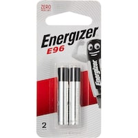 Picture of Energizer Alkaline Battery Set, AAAA, 2 Pcs, E96 - Silver & Black