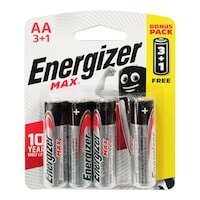 Picture of Energizer Max Battery, AA - Promo Pack of 4 Pcs