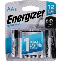 Picture of Energizer Max Plus Alkaline Battery, 1.5V, AA, 8 Pcs, EP91BP8T