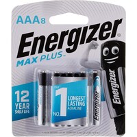 Picture of Energizer Max Plus Alkaline Battery, 1.5V, AAA, 8 Pcs, EP92BP8T