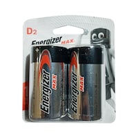 Picture of Energizer Max Alkaline Battery, 1.5V, D, 2 Pcs, E95BP2