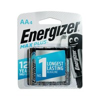 Picture of Energizer Max Plus Alkaline Battery, 1.5V, AA, 4 Pcs, EP91BP4T