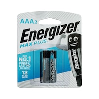 Picture of Energizer Max Plus Alkaline Battery, 1.5V, AAA, 2 Pcs, EP92BP2T