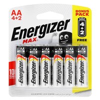 Picture of Energizer Max Battery, AA - Promo Pack of 6 Pcs
