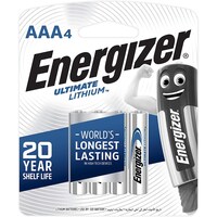 Picture of Energizer Ultimate Lithium Battery, AAA, 4 Pcs, L92BP4