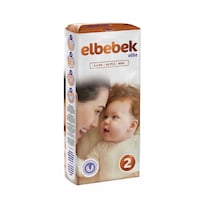 Elbebek Mini Twin Baby Diapers, 40 Pcs - Carton of 4