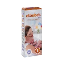 Picture of Elbebek New Born Jumbo Baby Diapers, 78 Pcs - Carton of 4