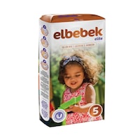 Picture of Elbebek Junior Jumbo Baby Diapers, 48 Pcs - Carton of 4