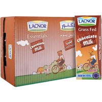 Lacnor Chocolate Milk, 180ml - Carton of 32