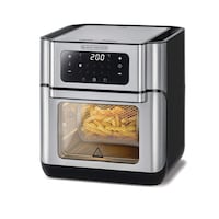 Black & Decker Xl Digital Air Fryer Oven, Silver, 1500W, 12L, AOF100-B5