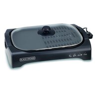 Picture of Black & Decker Open Flat Grill With Glass Lid, 2200W, LGM70-B5