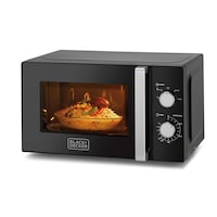 Picture of Black & Decker Microwave With Chrome Finish, Black, 20L, 700W, MZ2010P-B5