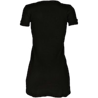 Picture of Gatsby Stretch Design Half Sleeve Top, Black