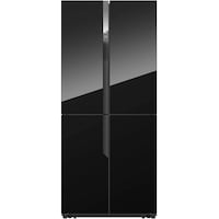 Hisense Side By Side Cross Door Refrigerator, Rq561N4Ab1, 432L, Black