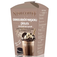 Picture of Nish Cookies Biscuit Chocolate Flavored Powdered Drink, 250g - Carton of 12