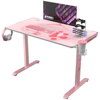 Eureka Ergonomic Gaming Desk, 45 Inch - Pink