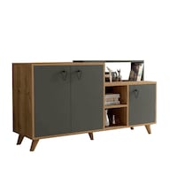 Netsan Lilium Sideboard with Cabinets and Shelves