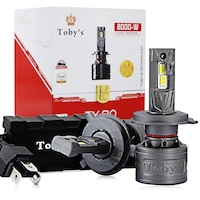 Picture of Tobys TY80 H4 LED Headlight Bulb Assembly, 160W - Pack of 2