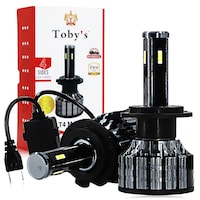Picture of Tobys T4 MAX H7 Car LED Headlight Bulbs, 60W - Pack of 2