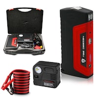 Picture of Toby's High-Quality Car Jump Starter Recharge Car Battery With Air Compressor, 930000mAh