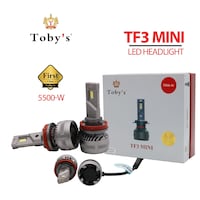 Picture of Toby's Car LED Headlight Bulbs Original, TF3 Mini 9005, 100W, 10000LM - Pack of 2 Pcs