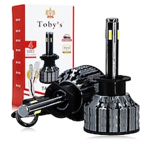 Picture of Tobys T4 MAX H1 Car LED Headlight Bulbs, 60W - Pack of 2