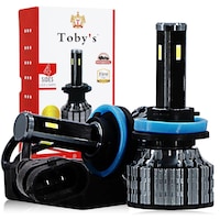 Picture of Tobys T4 MAX H11 Car LED Headlight Bulbs, 60W - Pack of 2