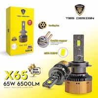 Picture of TBS Design X65 H7 LED Headlight Bulb Assembly, 130W - Pack of 2