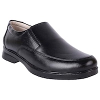 Picture of Woyak Men's Solid Moccasin Formal Shoes, KE0945127, Black