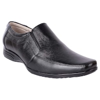 Picture of Woyak Men's Solid Moccasin Formal Shoes, KE0945125, Black