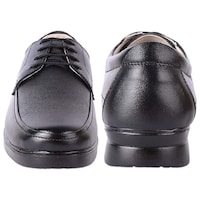Picture of Woyak Men's Solid Derby Formal Shoes, KE0945126, Black