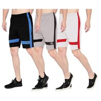Picture of Dia A Dia Men's Running Shorts, KE0945195, Multicolour, Pack of 3