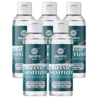 Mantra Organics Instant Cleansing Hand Sanitizer Gel, 100 ml, Pack of 5